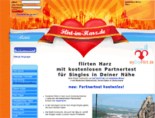 Tablet Screenshot of flirtenharz.de